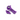 Close-up view of Shimano derailleur attached to Cannondale SuperSix EVO4 Disc Brake Derailleur Hanger (Purple)