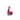Lightweight Cervelo disc brake derailleur hanger (Pink) next to a ruler, demonstrating its sleek design and minimal weight.