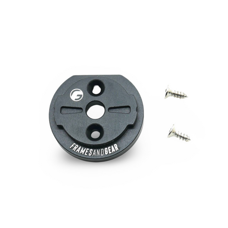 Framesandgear CNC Aluminum Replacement Mount for Garmin Edge & Varia (With Plastic Fittings)