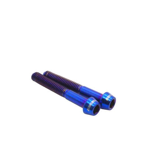 Framesandgear Titanium Computer Mount Bolts M5*35 Blue