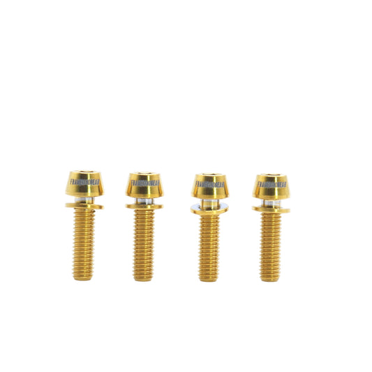 Framesandgear Titanium Computer Mount Bolts M5*18 Gold