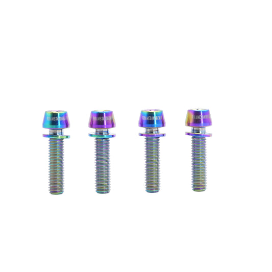 Framesandgear Titanium Computer Mount Bolts M5*20 Rainbow