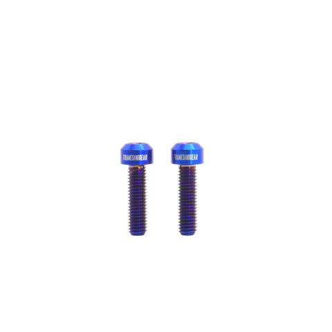 Framesandgear Titanium Seatpost Clamp Bolts M5*18 Blue