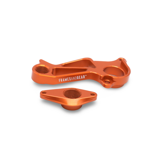 Cannondale SuperSix EVO4 Disc Brake Derailleur Hanger (Orange), side view