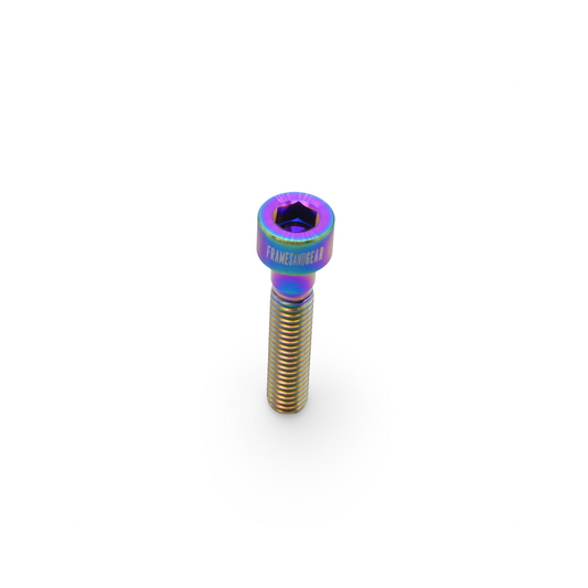 Framesandgear Titanium Top Cap Bolt M6*30 Oilslick (Cylindrical Head)