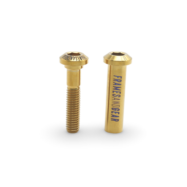 Titanium Seatpost Clip for Specialized 7x9 & 7x10 Gold