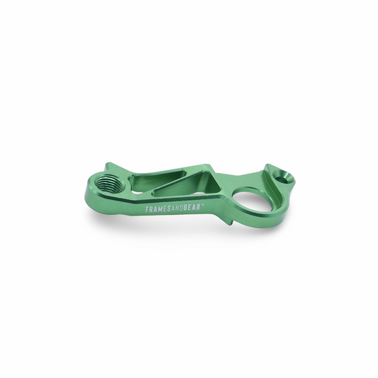 Framesandgear Direct Mount Derailleur Hanger for Canyon Ultimate and Aeroad 2023- 2025 with hanger EP1440-01 Green