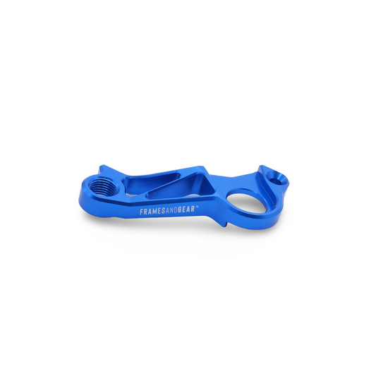 Framesandgear Direct Mount Derailleur Hanger for Canyon Ultimate and Aeroad 2023- 2025 with hanger EP1440-01 Blue