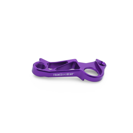 Framesandgear Direct Mount Derailleur Hanger for Canyon Ultimate and Aeroad with hanger EP1440-01 & EP2096-01 Purple