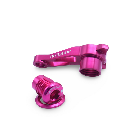 Framesandgear Direct Mount Derailleur Hanger for Colnago Y1RS (Shimano) P1.0 Pink