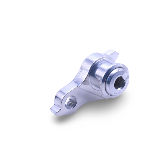 Framesandgear Direct Mount Derailleur Hanger for Standert Kettensäge (UDH) (SRAM Shifting) P1.0 Hand Polished Silver