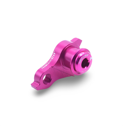 Framesandgear Direct Mount Derailleur Hanger for Standert Kettensäge (UDH) (SRAM Shifting) P1.0 Pink