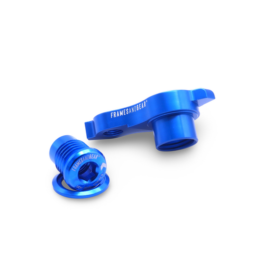 Framesandgear Direct Mount Derailleur Hanger for Standert Kettensäge (UDH) (SRAM Shifting) P1.0 Blue