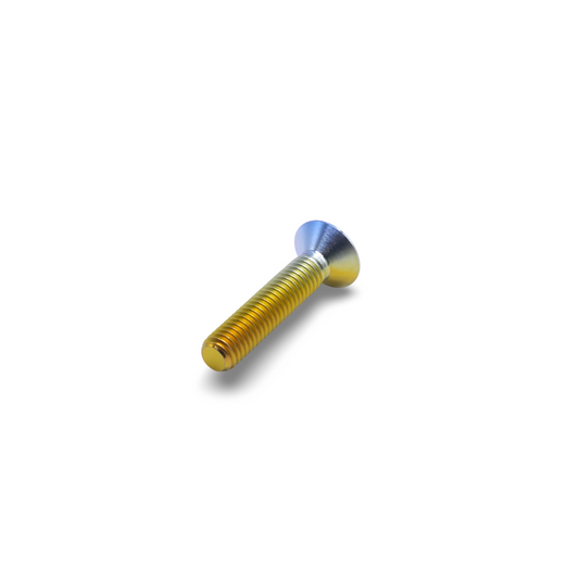 Framesandgear Titanium Top Cap Bolt M6*30 Gold Silver (flat head)