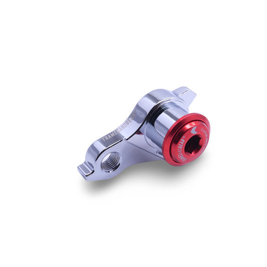 Framesandgear Disc Brake Derailleur Hanger for UDH Systems (SRAM Shifting) P1.0 Chrome Red