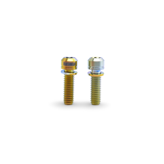 Framesandgear Titanium Crank Arm Bolts M6*19 Gold Silver