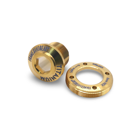 Framesandgear Titanium Crank Arm Cover Bolt for SRAM DUB Gold