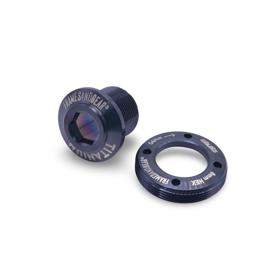 Framesandgear Titanium Crank Arm Cover Bolt for SRAM DUB Black