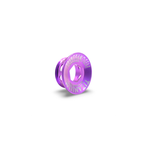 Framesandgear Titanium Crank Arm Cover Bolt Purple