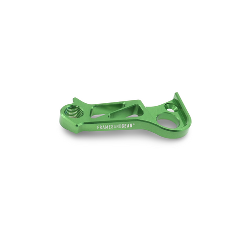 Framesandgear Direct Mount Derailleur Hanger for X-LAB RS8/RS9/AD8/AD9 (Shimano Shifting) Green