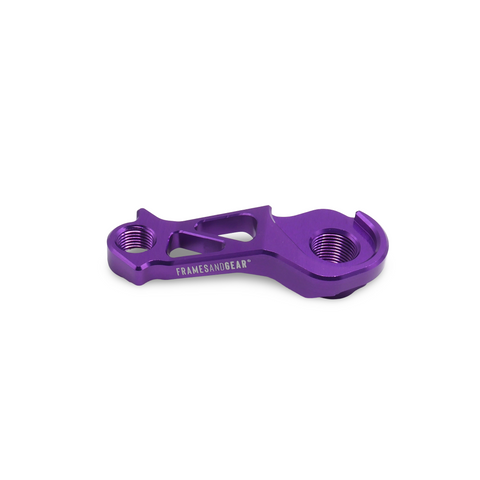 Framesandgear Direct Mount Derailleur Hanger for 3T Racemax and Ultra (Shimano Shifting) Purple