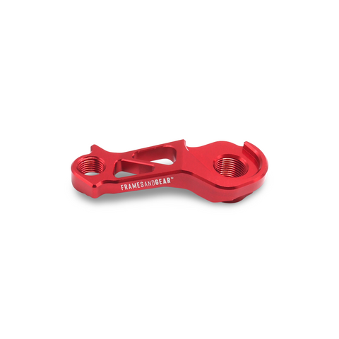 Framesandgear Direct Mount Derailleur Hanger for 3T Racemax and Ultra (Shimano Shifting) Red