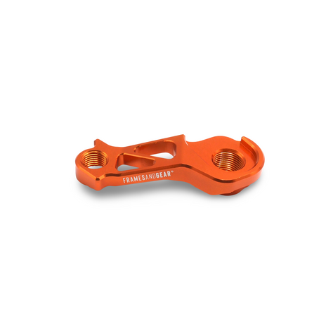 Framesandgear Direct Mount Derailleur Hanger for 3T Racemax and Ultra (Shimano Shifting) Orange