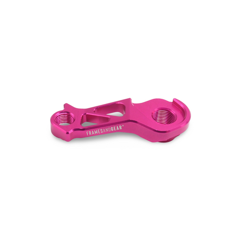 Framesandgear Direct Mount Derailleur Hanger for 3T Racemax and Ultra (Shimano Shifting) Pink