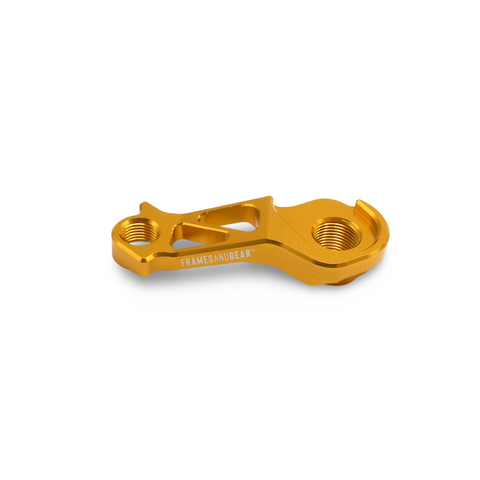 Framesandgear Direct Mount Derailleur Hanger for 3T Racemax and Ultra (Shimano Shifting) Yellow