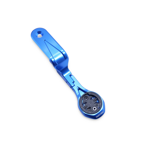 Framesandgear Aero Computer Mount for Canyon Groove With GoPro Mount Blue