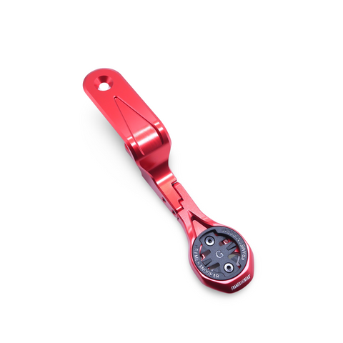 Framesandgear Aero Computer Mount for Canyon Groove With GoPro Mount Red