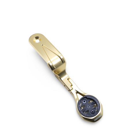 Framesandgear Aero Computer Mount for Canyon Groove With GoPro Mount Gold