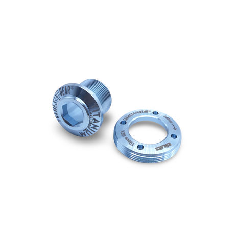 Framesandgear Titanium Crank Arm Cover Bolt for SRAM DUB Clear Blue