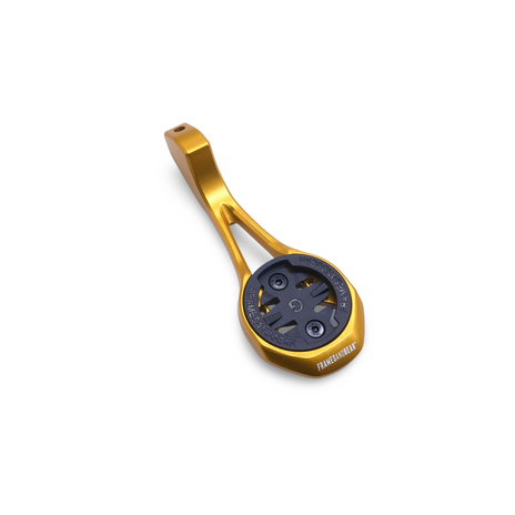 Framesandgear Aero Computer Mount for Factor ONE (Fixed Angle) Yellow
