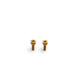 Framesandgear Titanium Computer Mount Side Bolts M4x10 Gold