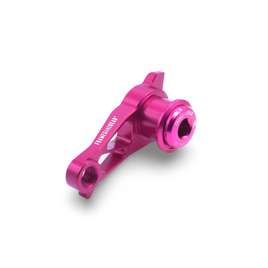 Pink derailleur hanger for Shimano UDH frames